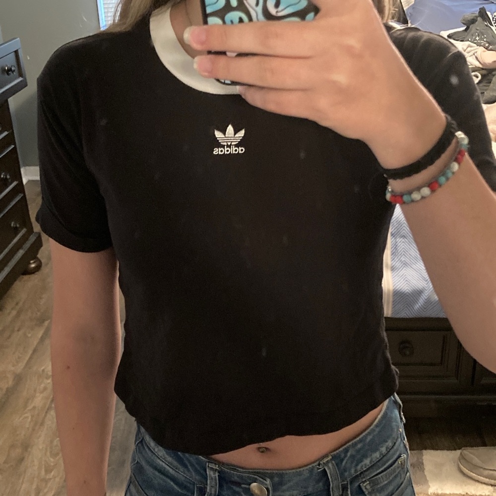 Pacsun Adidas Cropped Tee!